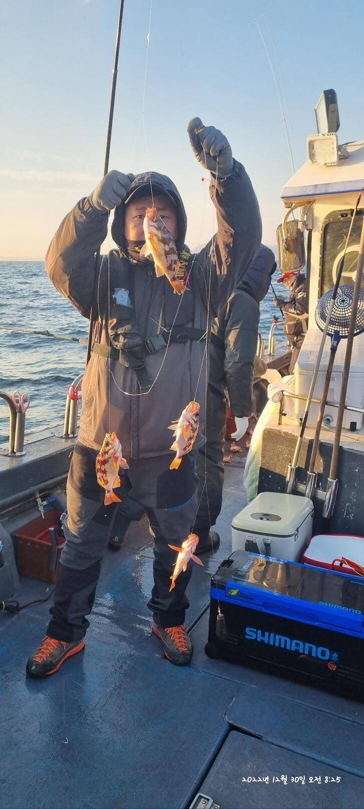 30일오전 왕열이 쿨러 마무리조황 (조황조행기 - 바다선상조황)