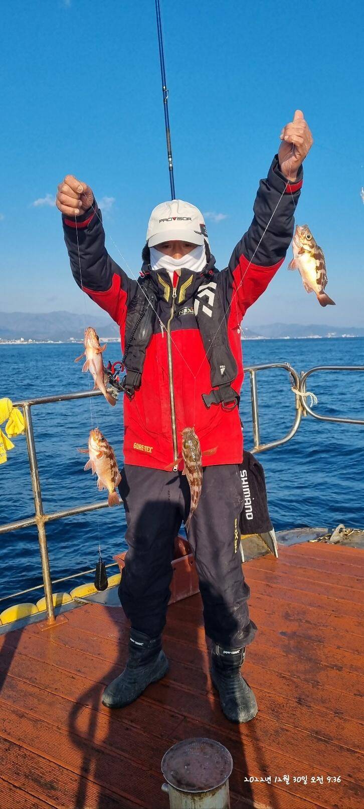 30일오전 왕열이 쿨러 마무리조황 (조황조행기 - 바다선상조황)