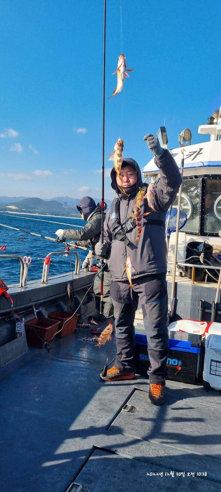 30일오전 왕열이 쿨러 마무리조황 (조황조행기 - 바다선상조황)