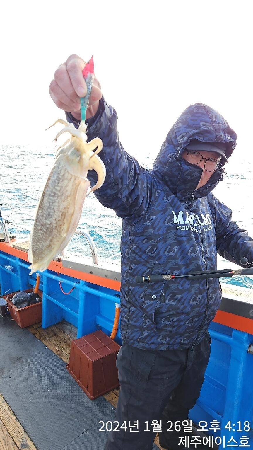 제주에이스호26일갑이조황입니다문의 01035483472 01038603472 (조황조행기 - 바다선상조황)