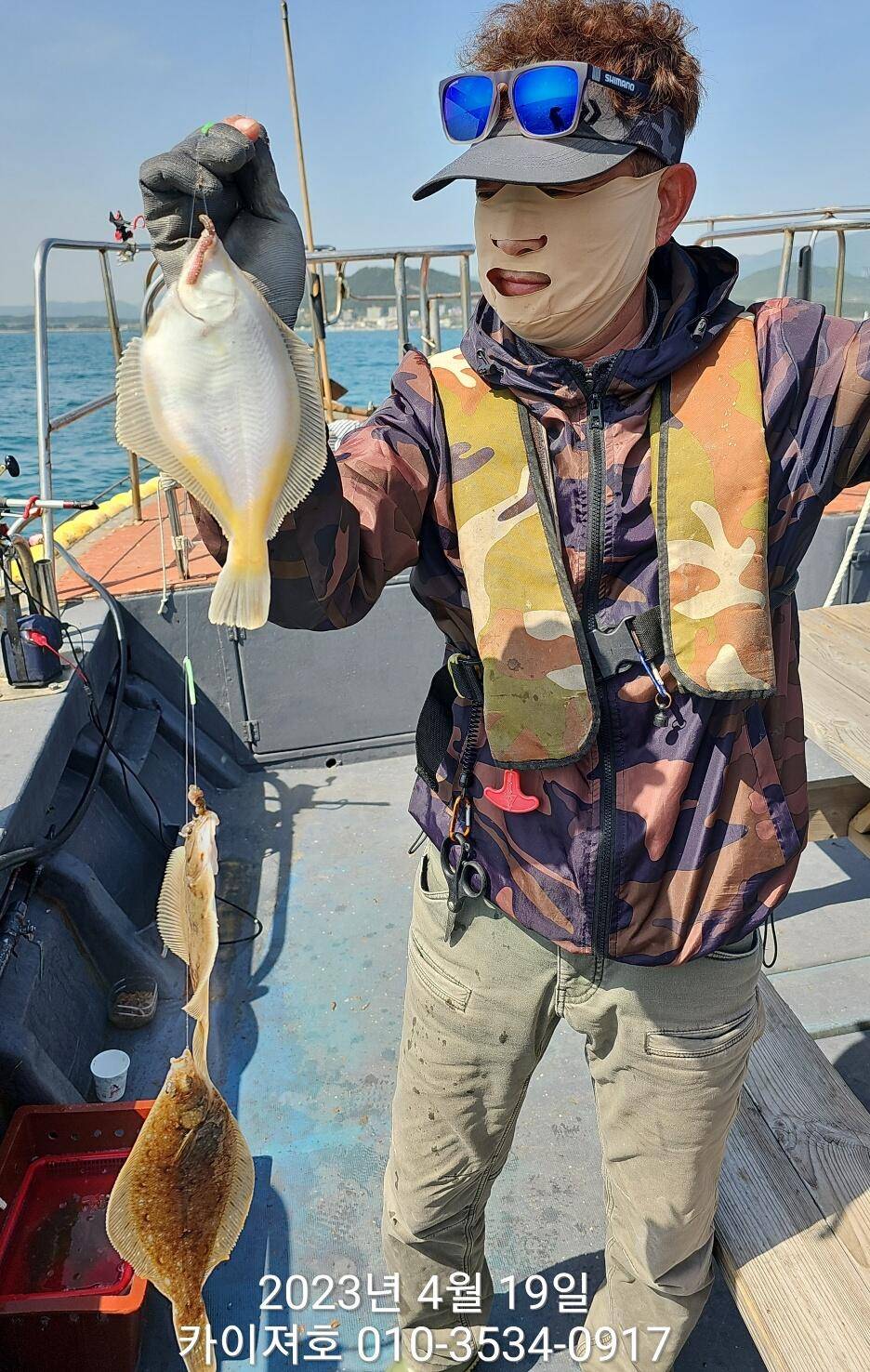19일 오전 역시 퍼담고 왔습니다 (조황조행기 - 바다선상조황)