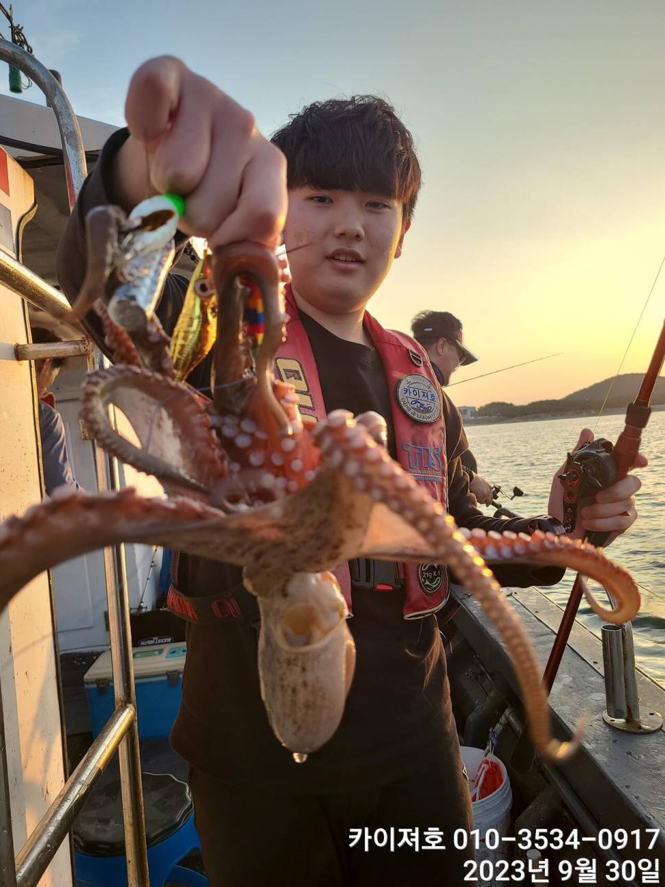 30날돌문어 끈적 전원 힛트 씨알굿 (조황조행기 - 바다선상조황)