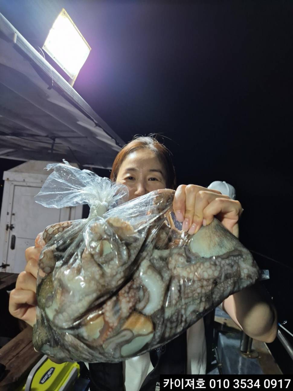 15일야간 돌문어 조황 (조황조행기 - 바다선상조황)