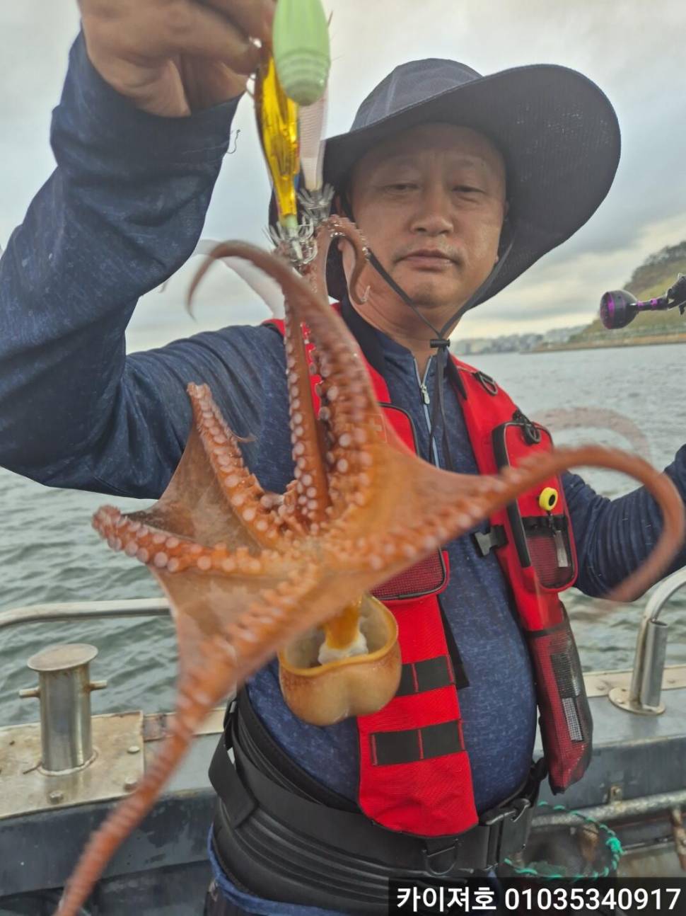 14일 야간 돌문어 조황 수목 모집 (조황조행기 - 바다선상조황)