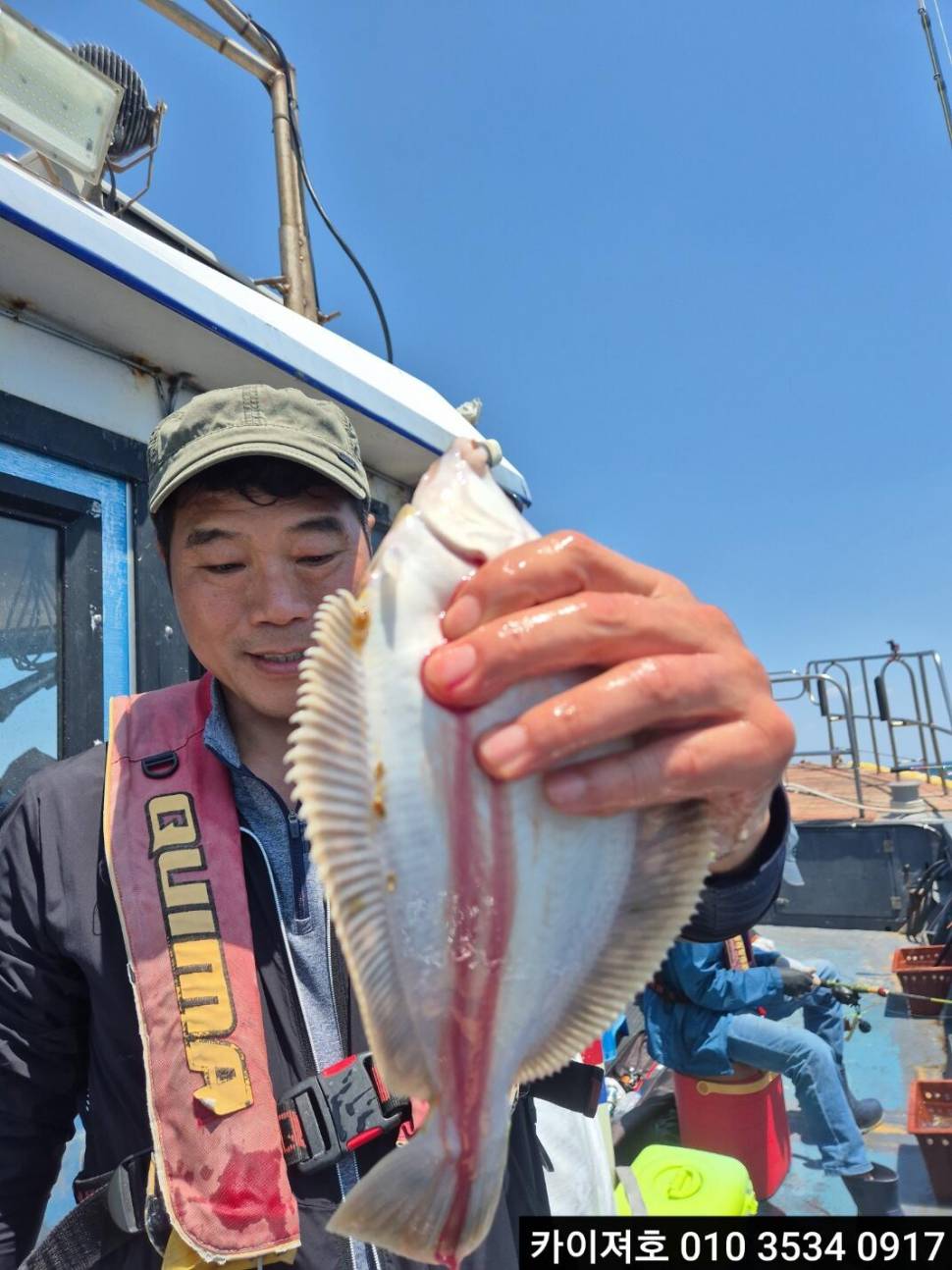 4일오전 도다리참가자미 타작 (조황조행기 - 바다선상조황)