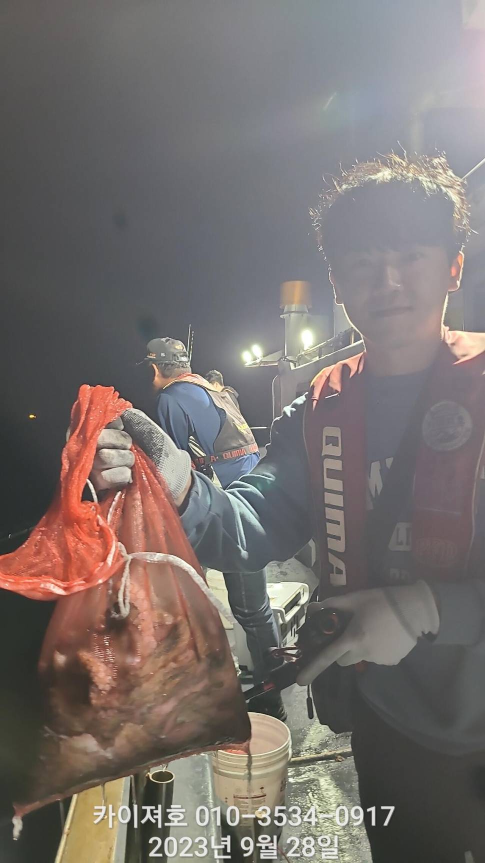 28일밤 돌 문어 마릿수 최고 (조황조행기 - 바다선상조황)
