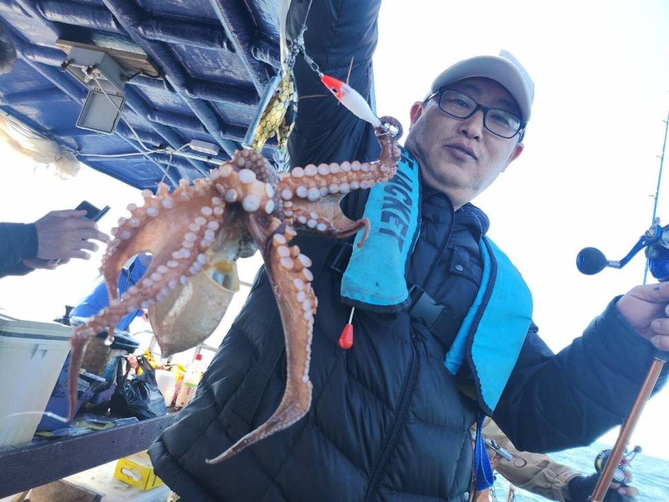 돌문어 원도권 키로오버 조황입니다 (조황조행기 - 바다선상조황)