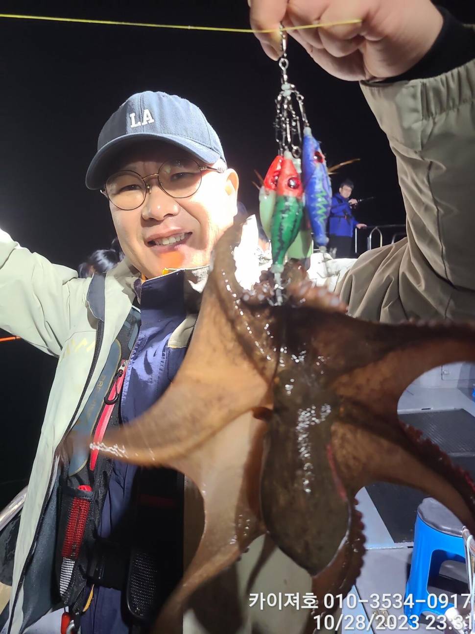 28일포항 야간 돌문어 악조건 속에서도 마릿수 굿 (조황조행기 - 바다선상조황)
