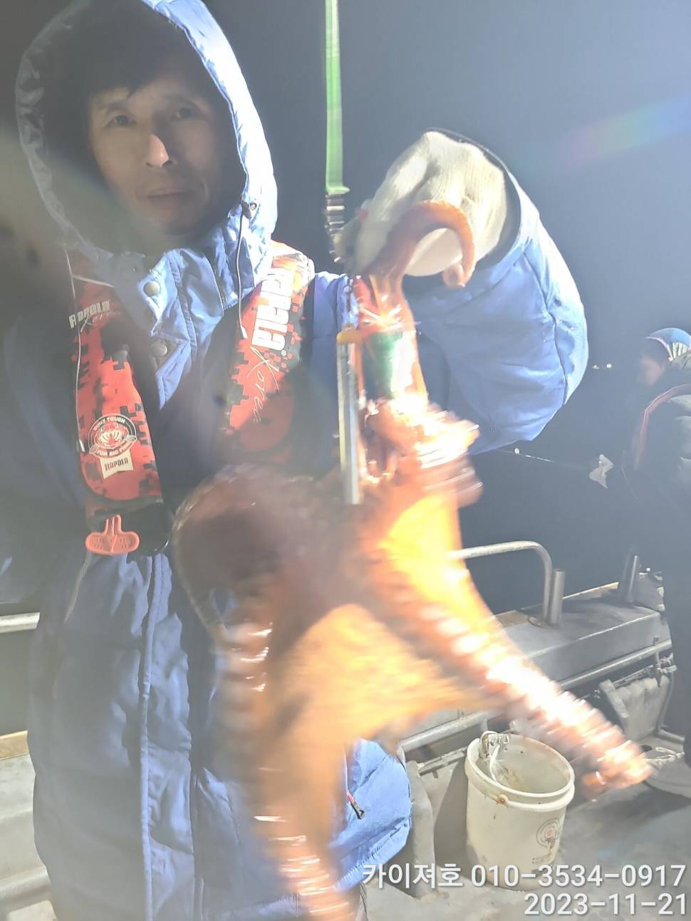 21일 카이져 돌문어 조황 씨알이 끝내줘요 (조황조행기 - 바다선상조황)