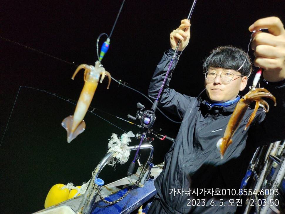화살촉 오징어 조황 참돔 흘림 출조 (조황조행기 - 바다선상조황)