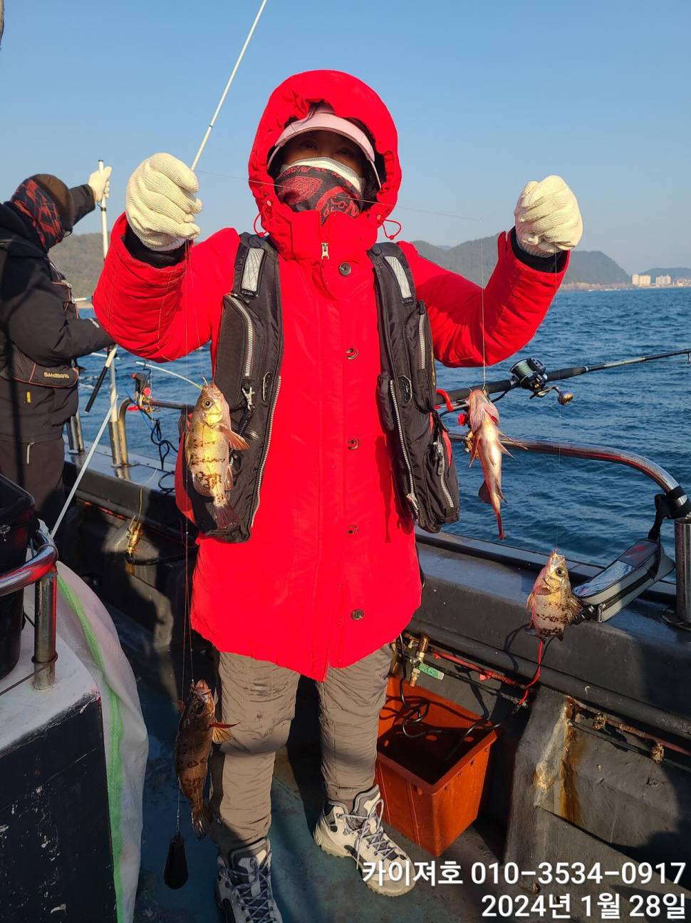 28일 오전 쿨러 만삭 볼락열기 폭팔 (조황조행기 - 바다선상조황)