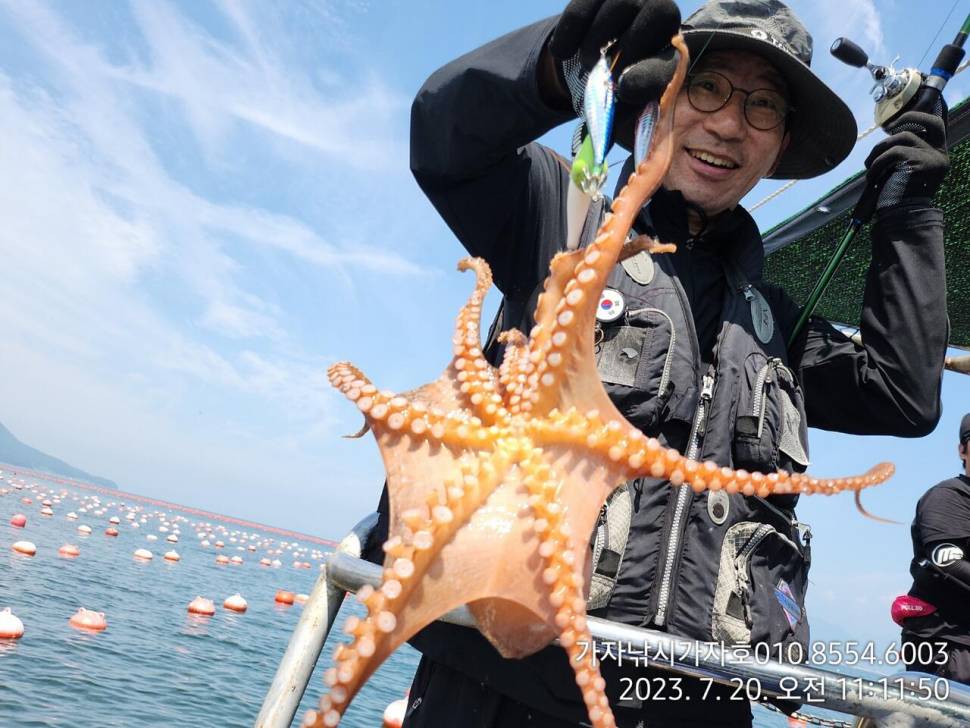 가자호 돌문어 엄청납니다 (조황조행기 - 바다선상조황)