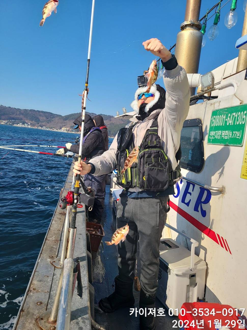29일오전 볼락 열기 쿨러가 두둑 합니다 (조황조행기 - 바다선상조황)
