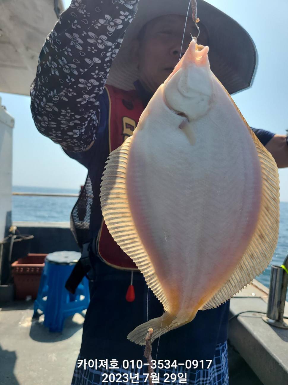 29일오전 도다리가자미 좋네요 시즌종료 임박 (조황조행기 - 바다선상조황)