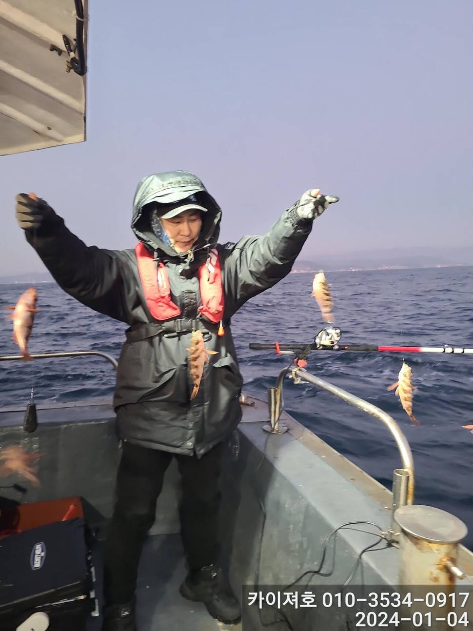 4일씨알도 마릿수도 굿 타작 (조황조행기 - 바다선상조황)