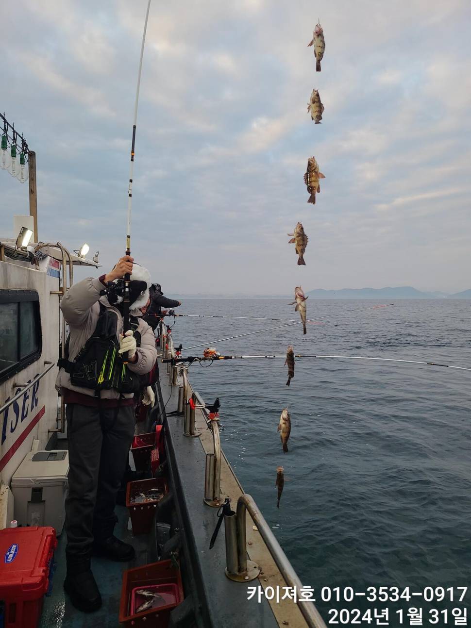 오늘도 볼락열기 만만세 타작 (조황조행기 - 바다선상조황)