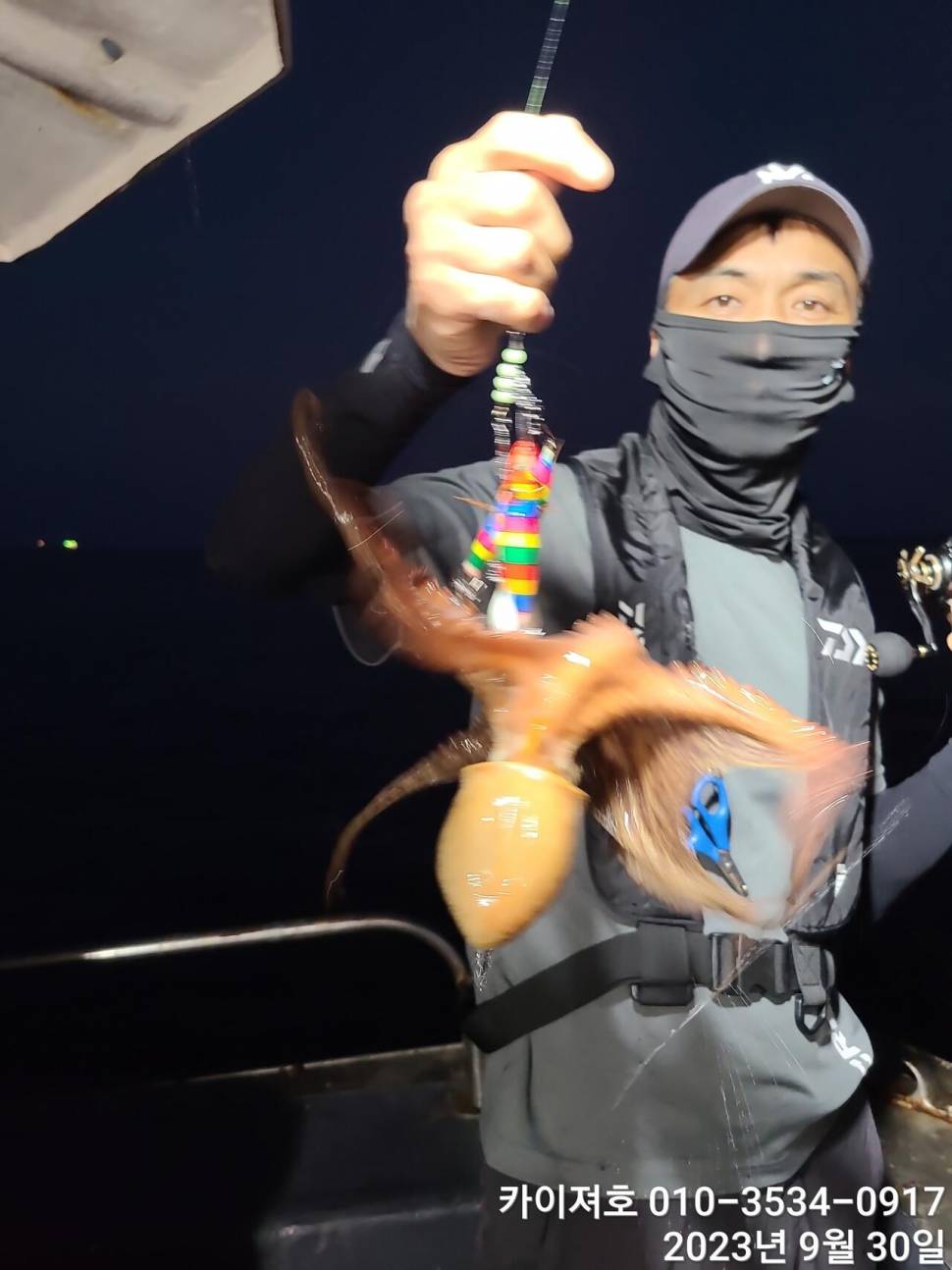 30날돌문어 끈적 전원 힛트 씨알굿 (조황조행기 - 바다선상조황)