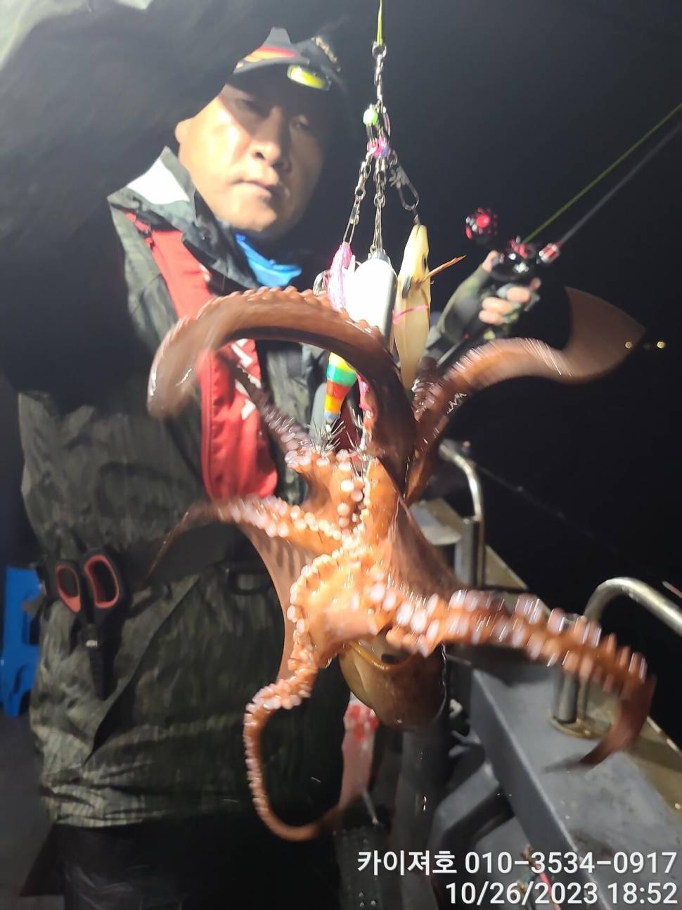 26일포항 돌문어 마릿수도 씨알도 굿 (조황조행기 - 바다선상조황)