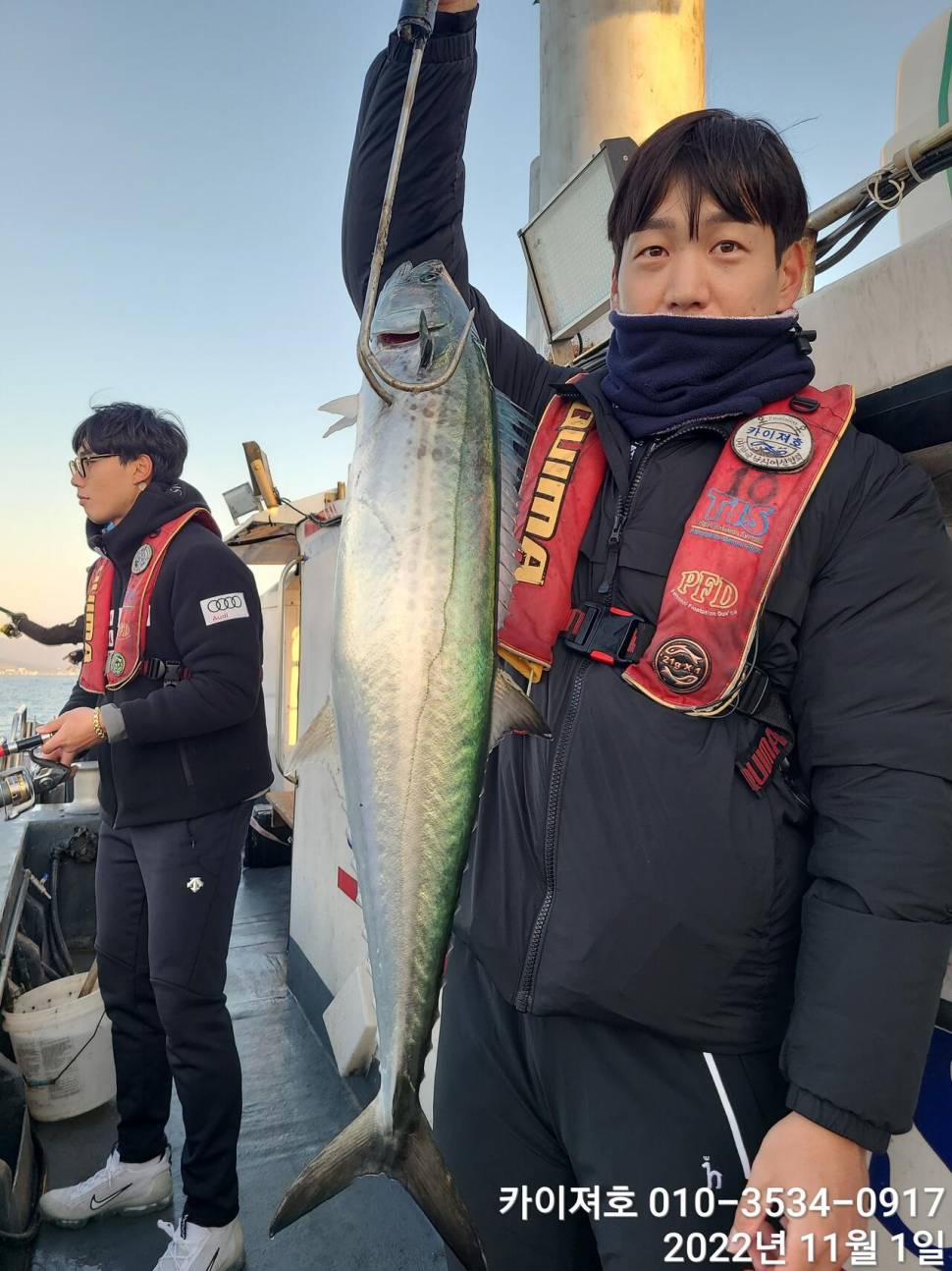 포항 대삼치 중삼치 넘버원 카이져호 쿨러조황 (조황조행기 - 바다선상조황)