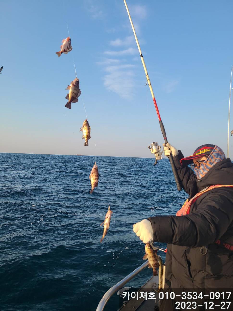 27일 오전 볼락 열기 대 타작 (조황조행기 - 바다선상조황)