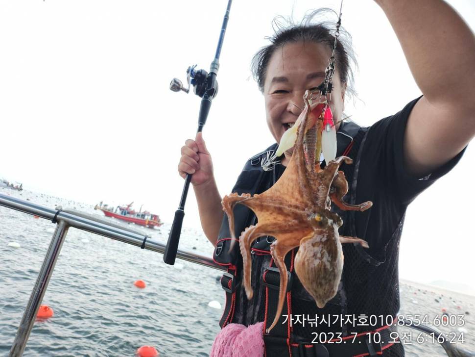 가자호 돌문어 (조황조행기 - 바다선상조황)