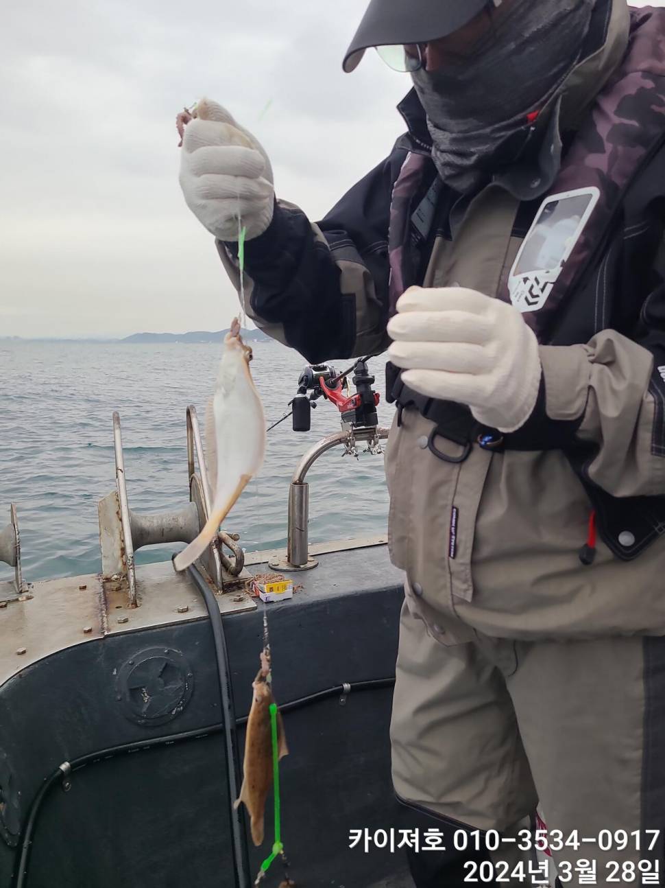 28일 오전 비가 와도 타작 오늘도 초대박 (조황조행기 - 바다선상조황)