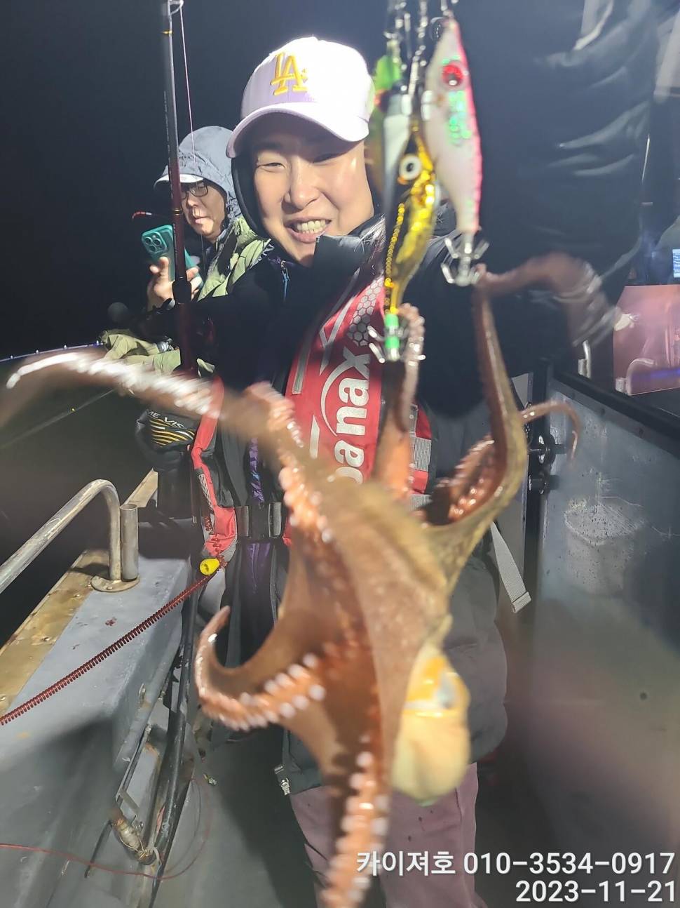 21일 카이져 돌문어 조황 씨알이 끝내줘요 (조황조행기 - 바다선상조황)