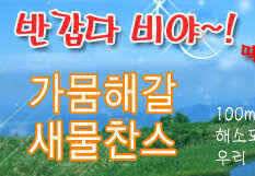 가뭄해갈새물찬스 이벤트 전품목 10할인 (낚시용품정보 - 쇼핑몰홍보)