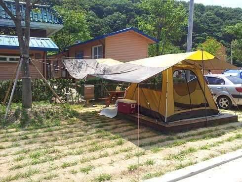 텐트 가죽자켓 가격내림 (중고장터 - 비낚시용품)