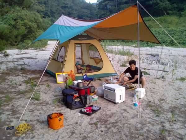 뽕고대기 디수파 텐트 타프 (중고장터 - 비낚시용품)