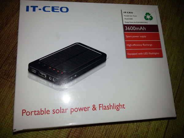 ITCEO 솔라충전 휴대폰충전기 (중고장터 - 비낚시용품)