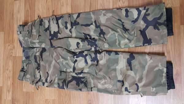 동계용 얼룩무늬 패상하 (중고장터 - 비낚시용품)