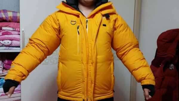 노스 히말 패딩팝니다노랑 95입니다 (중고장터 - 비낚시용품)