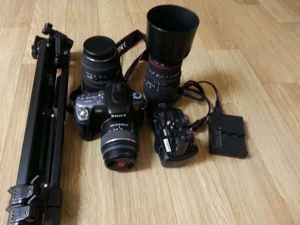 카메라 소니 550셋트 (중고장터 - 비낚시용품)