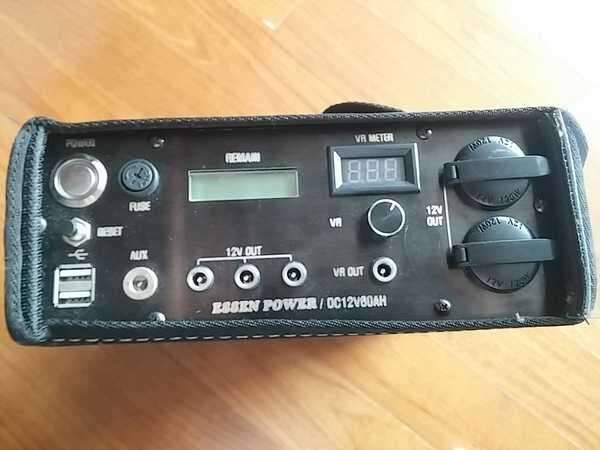 파워뱅크 팝니다12V 60A (중고장터 - 비낚시용품)