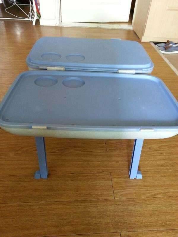 테이블 겸용 아이스박스 (중고장터 - 비낚시용품)