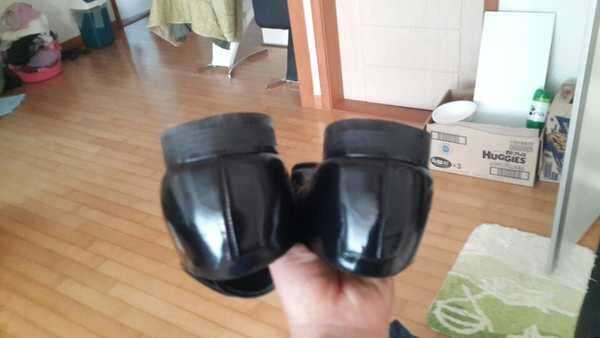 미소페 구두 검정 헐값처분 (중고장터 - 비낚시용품)