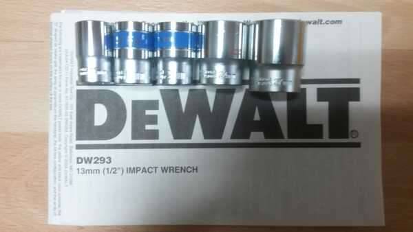 DEWAL 전기임팩렌치 DW293 (중고장터 - 비낚시용품)