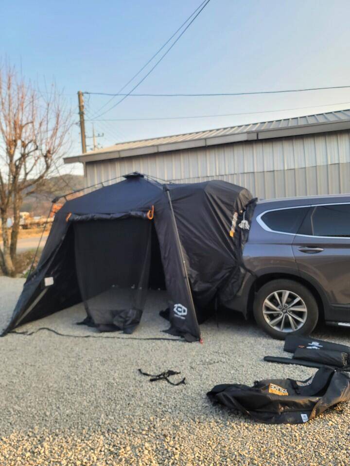 본부석 사용가능한 차박텐트 (중고장터 - 비낚시용품)