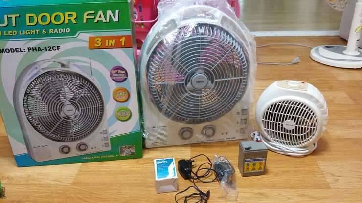 충전용선풍기와 온풍기 (중고장터 - 비낚시용품)
