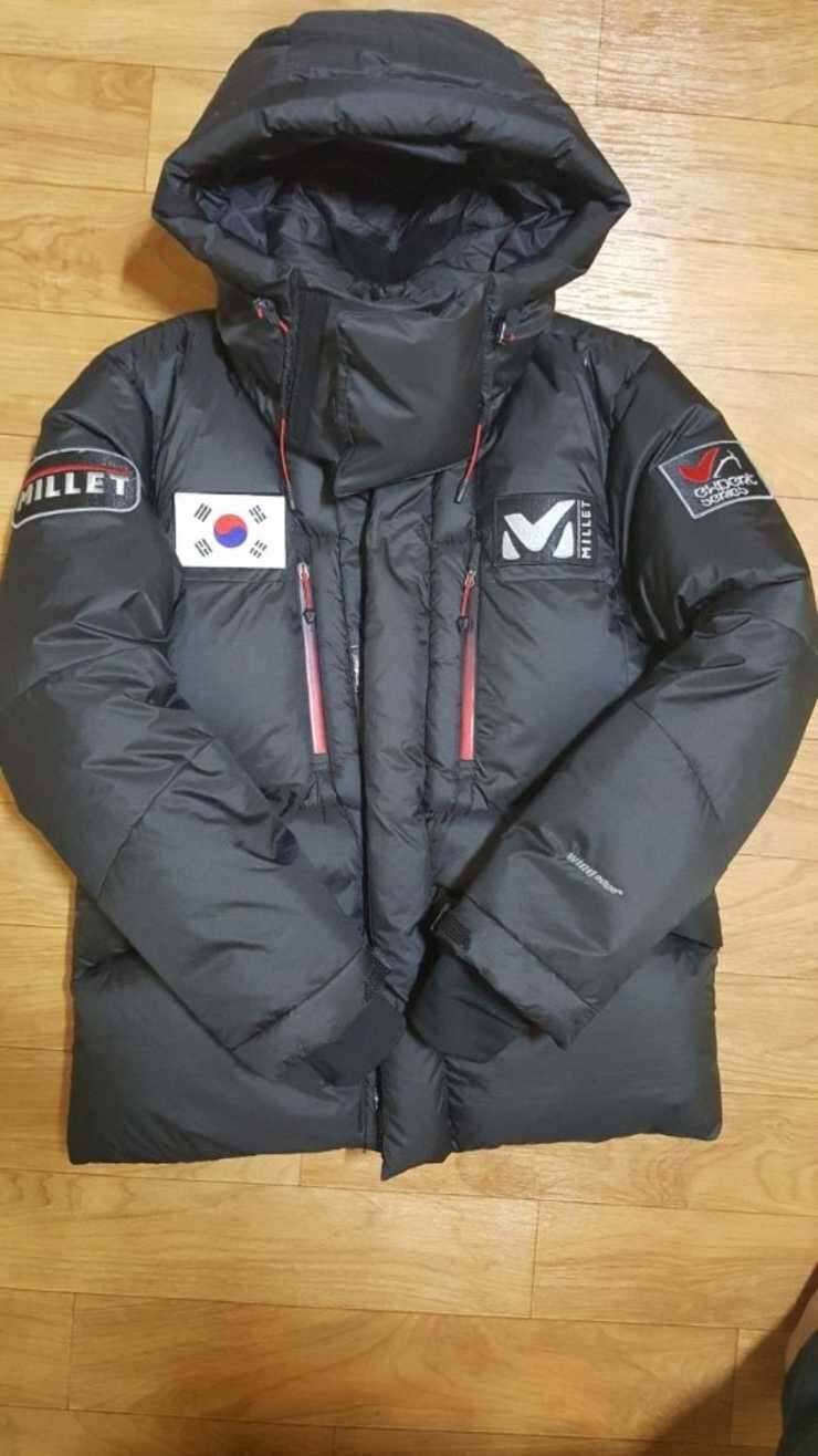 밀레 헤비 구스다운 프로메테우스L 대장 패딩 팝니다 (중고장터 - 비낚시용품)