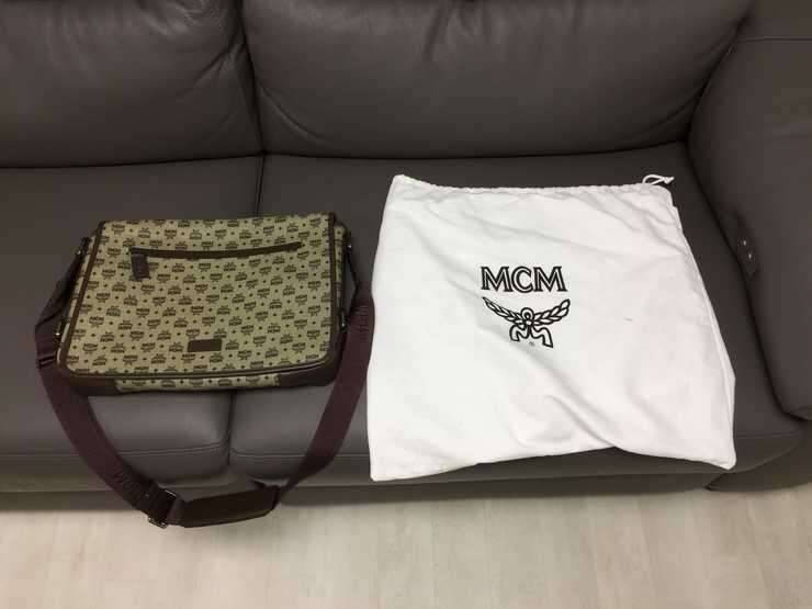 MCM 마블 비세토스 브라운 덮개형 메신저백 서류가방 (중고장터 - 비낚시용품)