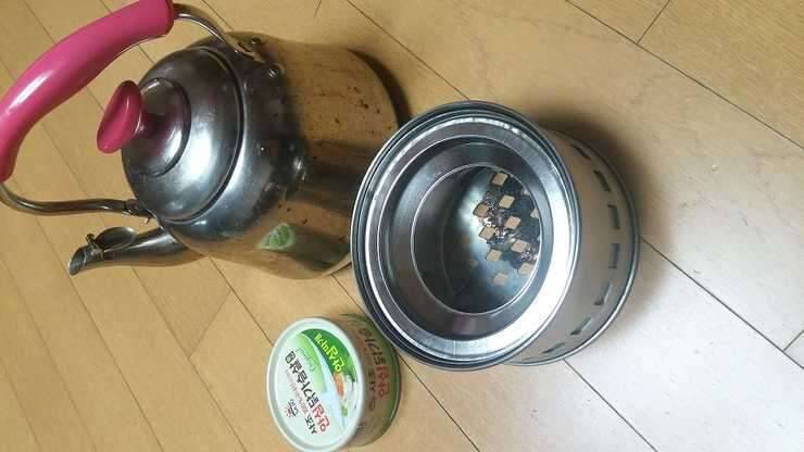 맥가이버칼스위스 빅토리녹스 미니 화목난로 (중고장터 - 비낚시용품)