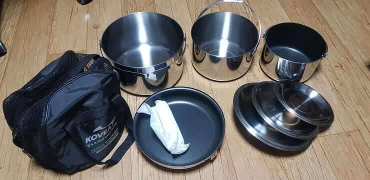 코베아 스텐레스 코펠 팝니다 (중고장터 - 비낚시용품)