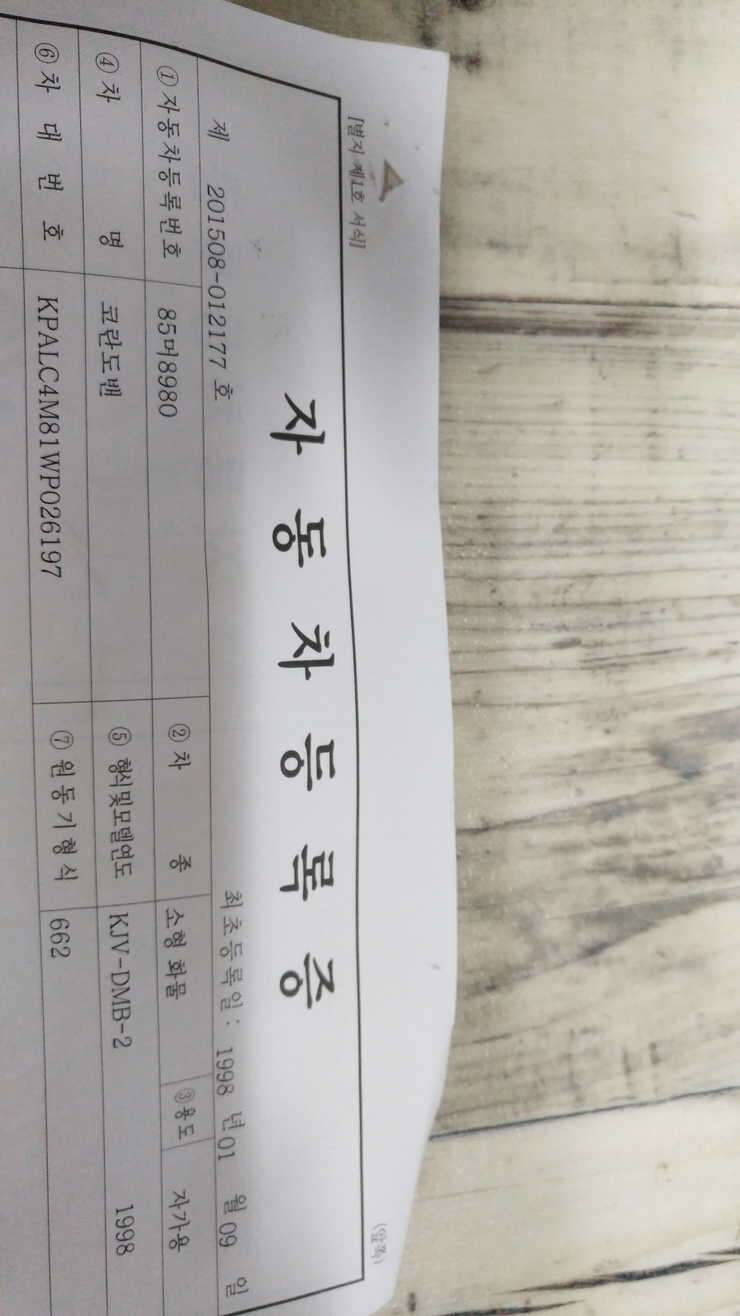 98년식 코란도 외 (중고장터 - 비낚시용품)