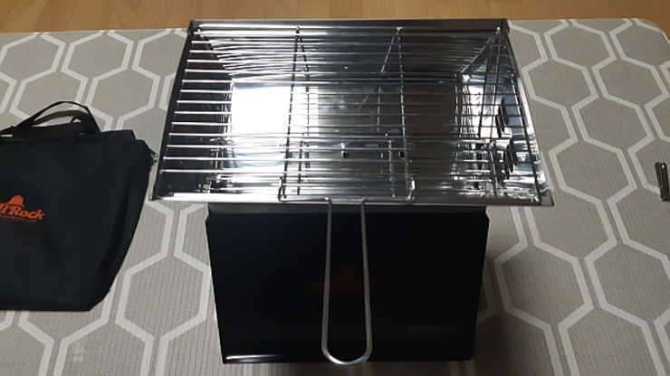 벨락한일스테인레스 노트북그릴 과 오빌 블랙라운지 테이블 (중고장터 - 비낚시용품)