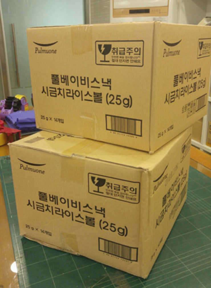 풀무원이 만든 아기과자 유아간식베이비스낵입니다 (중고장터 - 비낚시용품)