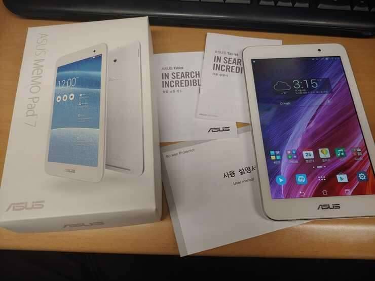 Asus 7인치 테블릿 (중고장터 - 비낚시용품)