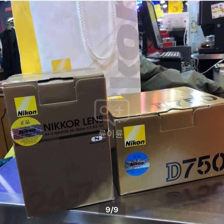 nikon D750 (중고장터 - 비낚시용품)