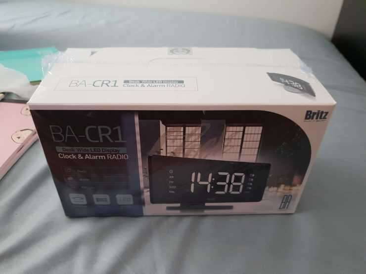 브리츠 BACR1 PLUS 탁상용 LED 라디오 디지털 시계o (중고장터 - 비낚시용품)